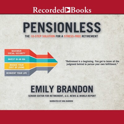Pensionless – omslag til lydbogen af Emily Brandon