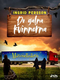 De galna kvinnorna – omslag till ljudboken av Ingrid Persson