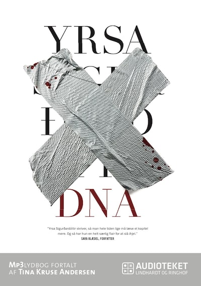 DNA – omslag til lydbogen af Yrsa Sigurðardóttir