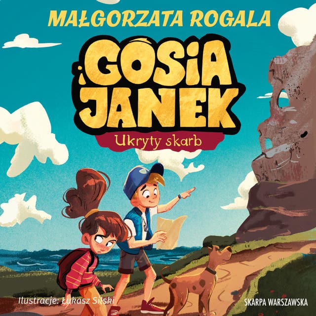 Gosia i Janek. Ukryty skarb – okładka audiobooka, autor Małgorzata Rogala