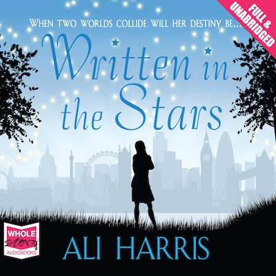 Written in the Stars – omslag til lydbogen af Ali Harris