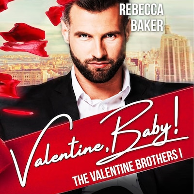 Valentine, Baby! – omslag till ljudboken av Rebecca Baker