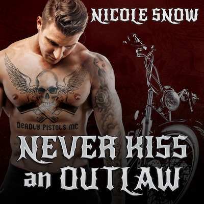 Never Kiss an Outlaw – omslag til lydbogen af Nicole Snow