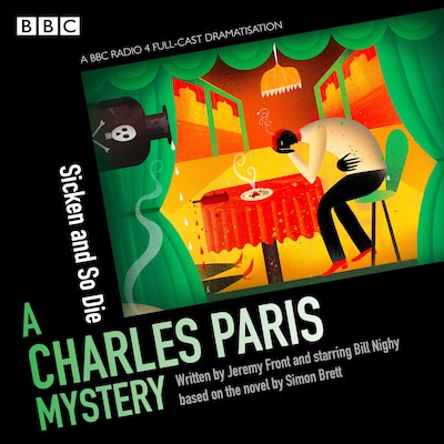 Charles Paris: Sicken and So Die – omslag til lydbogen af Simon Brett, Jeremy Front