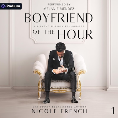 Boyfriend of the Hour – omslag til lydbogen af Nicole French