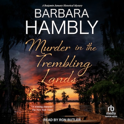 Murder in the Trembling Lands – omslag til lydbogen af Barbara Hambly