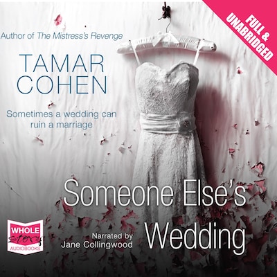 Someone Else's Wedding – omslag til lydbogen af Tamar Cohen