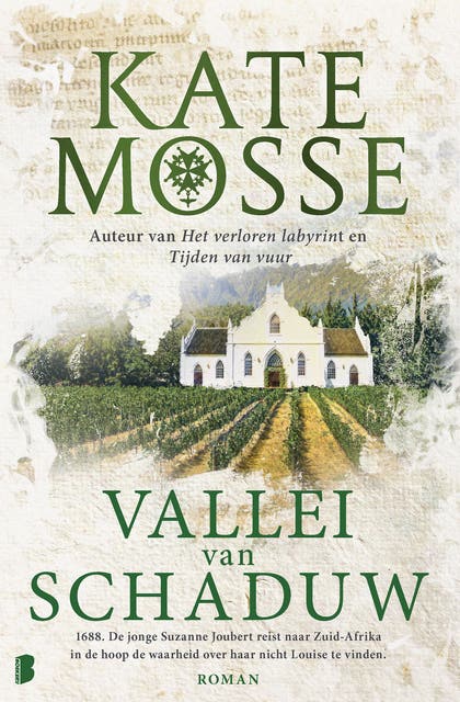 Vallei van schaduw: 1688. De jonge Suzanne Joubert reist naar Zuid-Afrika in de hoop de waarheid over haar nicht Louise te vinden.