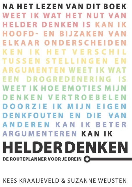 Helder denken – omslag van het luisterboek van Kees Kraaijeveld,Suzanne Weusten