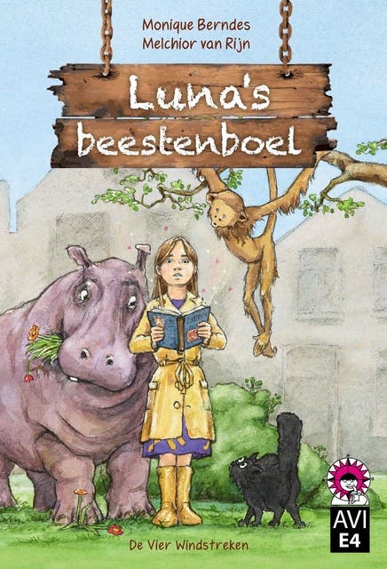 Luna's beestenboel – omslag van het luisterboek van Monique Berndes