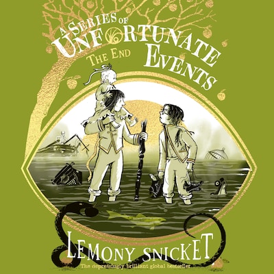 The End – omslag til lydbogen af Lemony Snicket