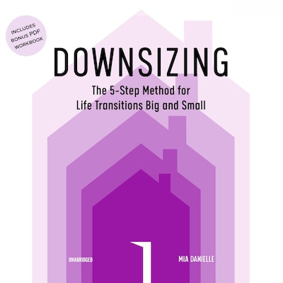 Downsizing – omslag til lydbogen af Mia Danielle