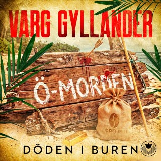 Döden i buren – omslag till ljudboken av Varg Gyllander