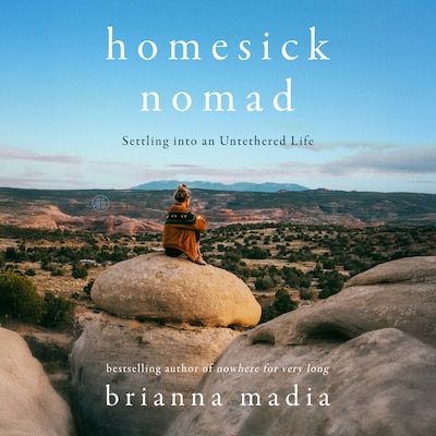 Homesick Nomad – omslag til lydbogen af Brianna Madia