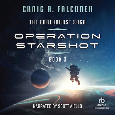 Operation Starshot – omslag til lydbogen af Craig A. Falconer
