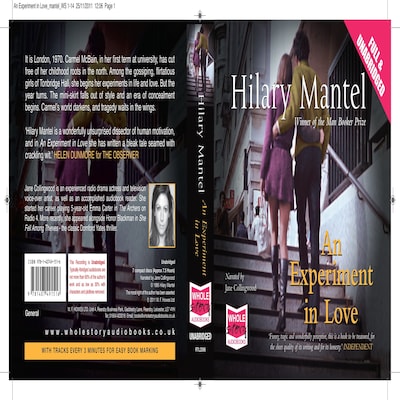 An Experiment in Love – omslag til lydbogen af Hilary Mantel