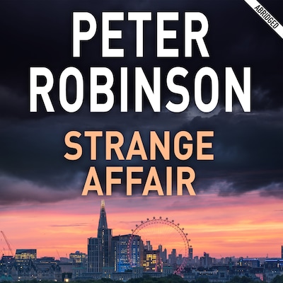 Strange Affair – omslag til lydbogen af Peter Robinson