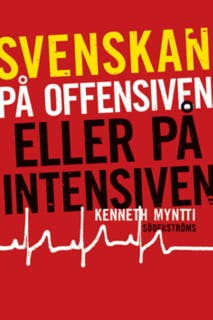 Svenskan på offensiven eller på intensiven – omslag till ljudboken av Kenneth Myntti