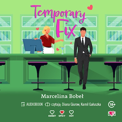 Temporary Fix – okładka audiobooka, autor Marcelina Bobeł
