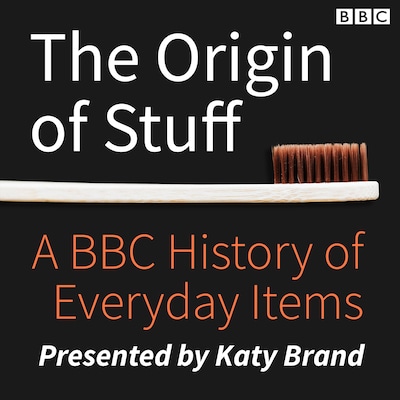 The Origin of Stuff – omslag til lydbogen af Katy Brand