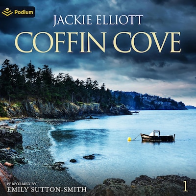 Coffin Cove – omslag til lydbogen af Jackie Elliott