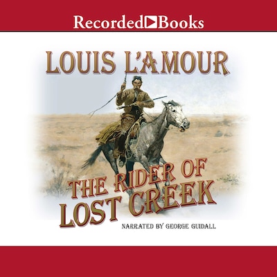 The Rider of Lost Creek – omslag til lydbogen af Louis L'amour