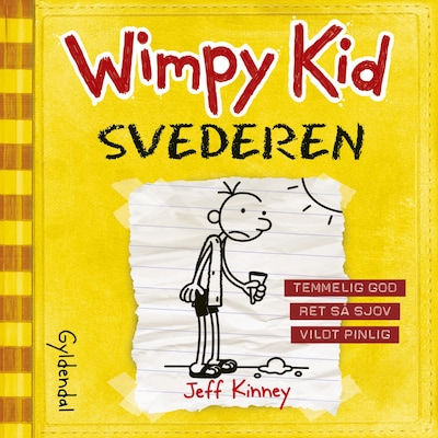 Wimpy Kid 4 - Svederen – omslag til lydbogen af Jeff Kinney