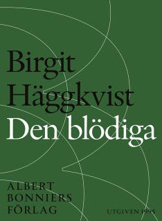 Den blödiga – omslag till ljudboken av Birgit Häggkvist