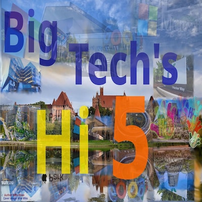 Big Techs  Hi 5 – omslag til lydbogen af Mike Blake