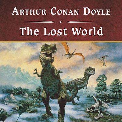 The Lost World, with eBook – omslag til lydbogen af Arthur Conan Doyle