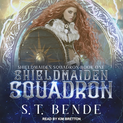 Shieldmaiden Squadron – omslag til lydbogen af S. T. Bende