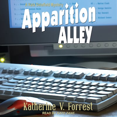 Apparition Alley – omslag til lydbogen af Katherine V. Forrest
