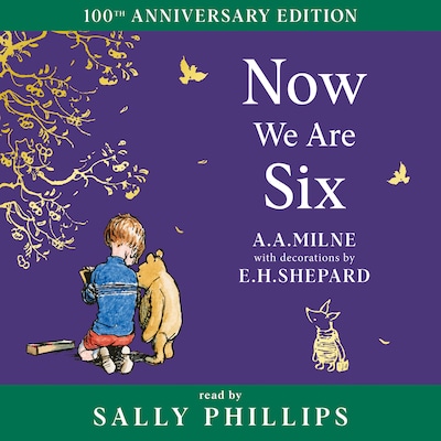 Winnie-the-Pooh: Now We Are Six – omslag til lydbogen af A. A. Milne