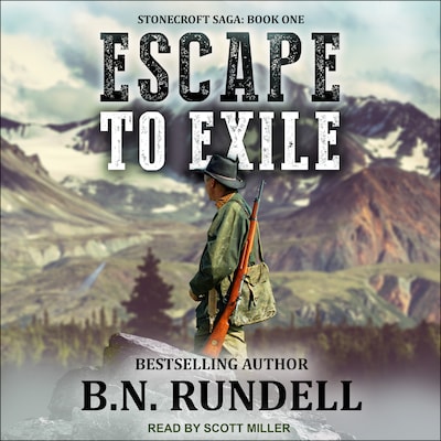 Escape to Exile – omslag til lydbogen af B.N. Rundell
