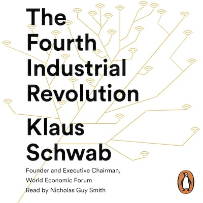 The Fourth Industrial Revolution – omslag til lydbogen af Klaus Schwab