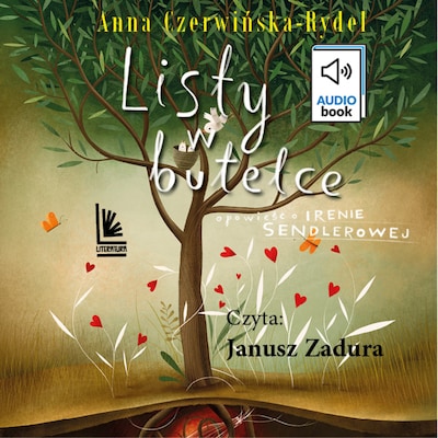 Listy w butelce – okładka audiobooka, autor Anna Czerwińska-Rydel