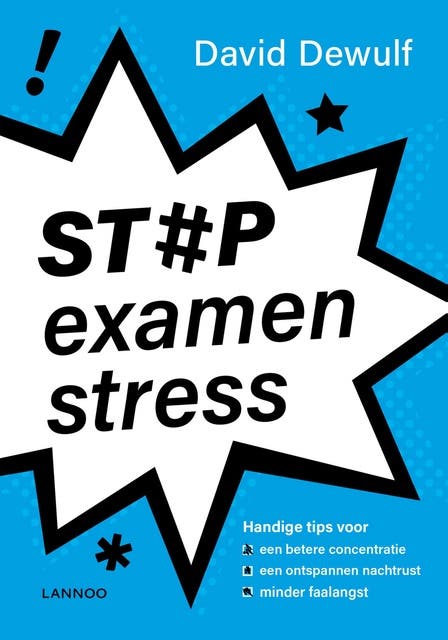 Stop examenstress – omslag van het luisterboek van David Dewulf