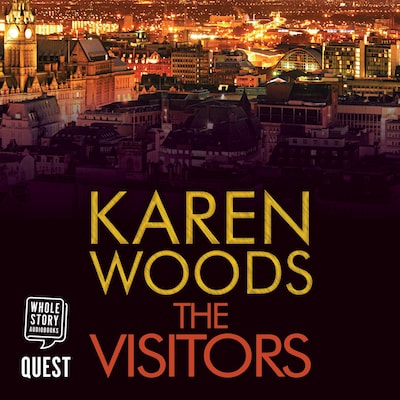 The Visitors – omslag til lydbogen af Karen Woods