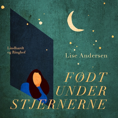 Født under stjernerne – omslag til lydbogen af Lise Andersen