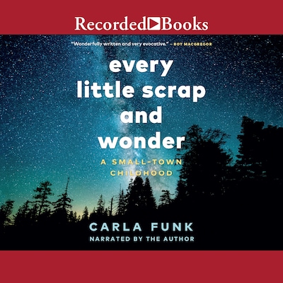 Every Little Scrap and Wonder – omslag til lydbogen af Carla Funk