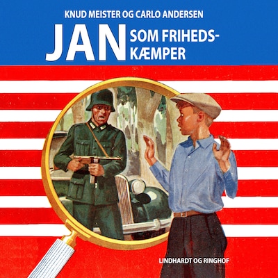 Jan som frihedskæmper – omslag til lydbogen af Carlo Andersen, Knud Meister