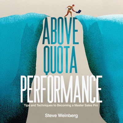 Above Quota Performance – omslag til lydbogen af Steve Weinberg
