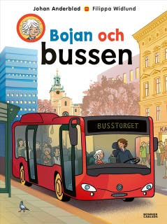 Bojan och bussen (e-bok + ljud) – omslag till ljudboken av Johan Anderblad
