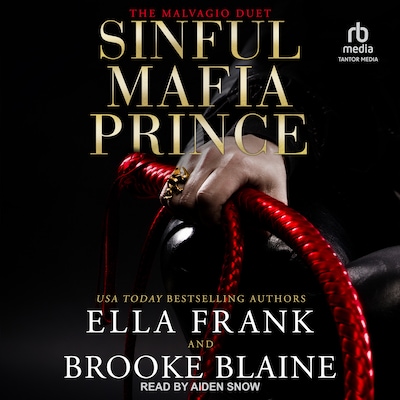 Sinful Mafia Prince – omslag til lydbogen af Ella Frank, Brooke Blaine