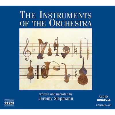 The Instruments of the Orchestra – omslag til lydbogen af Jeremy Siepmann