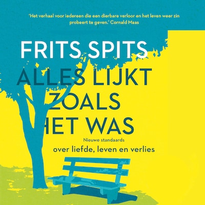 Alles lijkt zoals het was – omslag van het luisterboek van Frits Spits