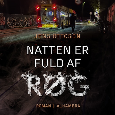 Natten er fuld af røg – omslag til lydbogen af Jens Ottosen