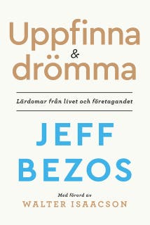 Uppfinna och drömma – omslag till ljudboken av Jeff Bezos