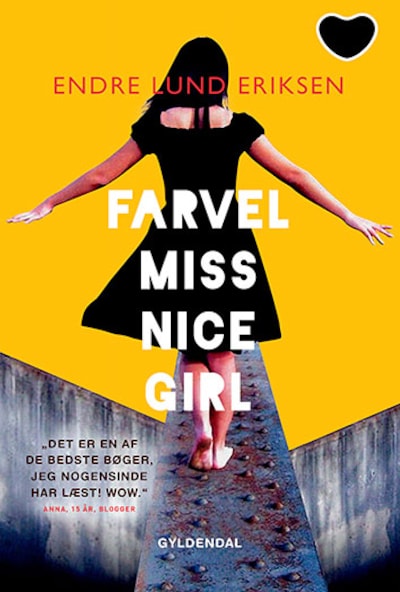 Farvel Miss Nice Girl – omslag til lydbogen af Endre Lund Eriksen