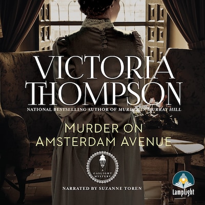 Murder on Amsterdam Avenue – omslag til lydbogen af Victoria Thompson
